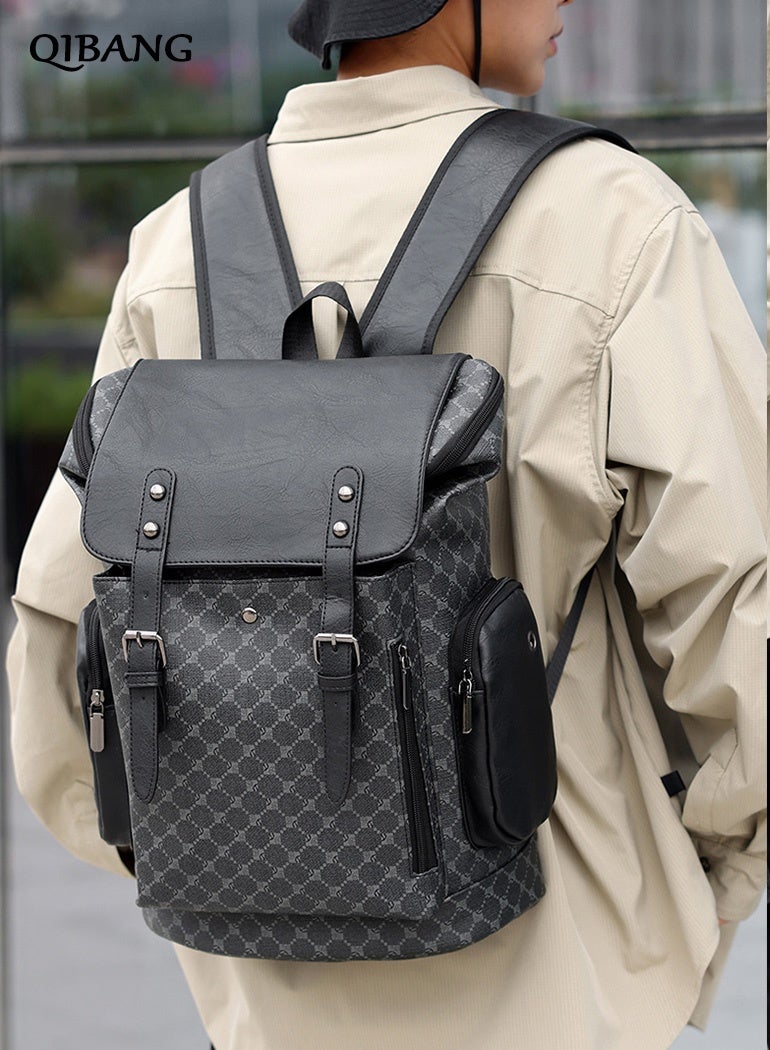 QIBANG 2026 NEW Laptop Backpack for Men Luxury Anti-Theft Travel Backpack Casual Business Waterproofing Computer Bag - Image 3