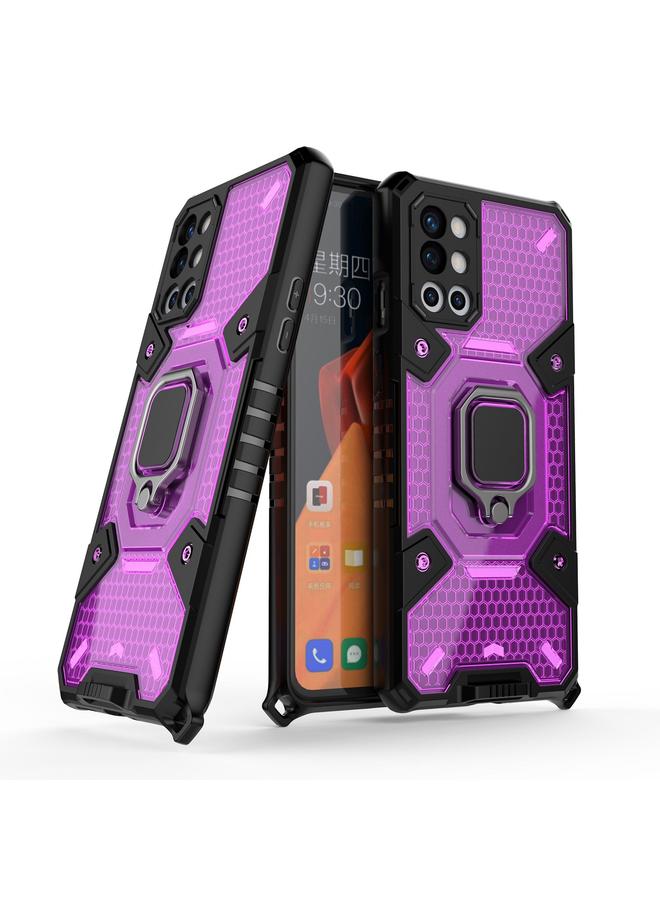 اس-توب جراب لهاتف OnePlus 9R، جراب واقٍ من البولي كربونات والبولي يوريثان الحراري مع حامل حلقي - Image 1