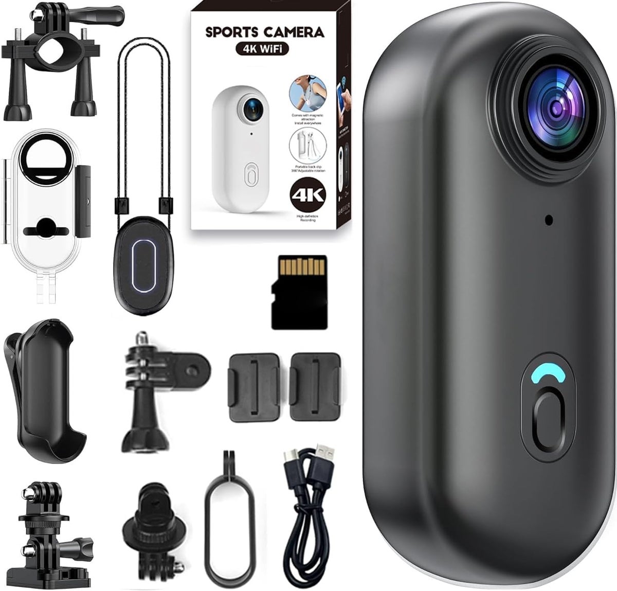 3clock 3clock Mini Action Camera 4k 64GB
