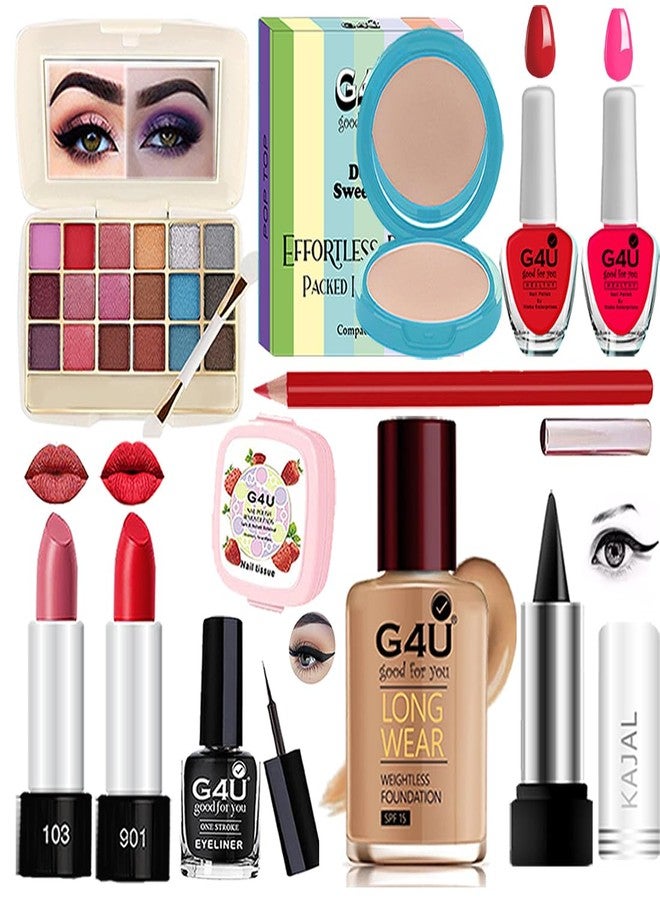 G4U Makeup Set for Women, Makeup Full Kit for Beginners & Professionals, Travel Makeup Set for Girls |Pack of 11 pcs|P120716 - Image 2