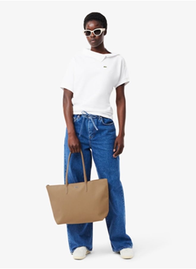 LACOSTE Lacoste Women's Khaki Large Handbag, Shoulder Bag, Shopping Bag  - Image 3