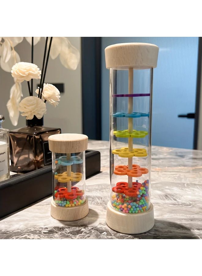 Rain Sound Tube Large Rain Sonic Infant Simulation Three Section Early Education Music Toy Kindergarten Percussion Instrument - Image 5