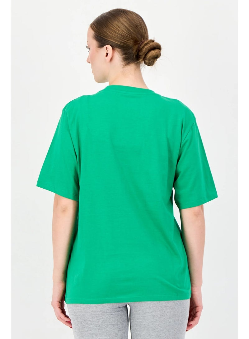 Champion Women Sportswear Fit Short Sleeve Outdoor T-Shirt, Green - Image 3
