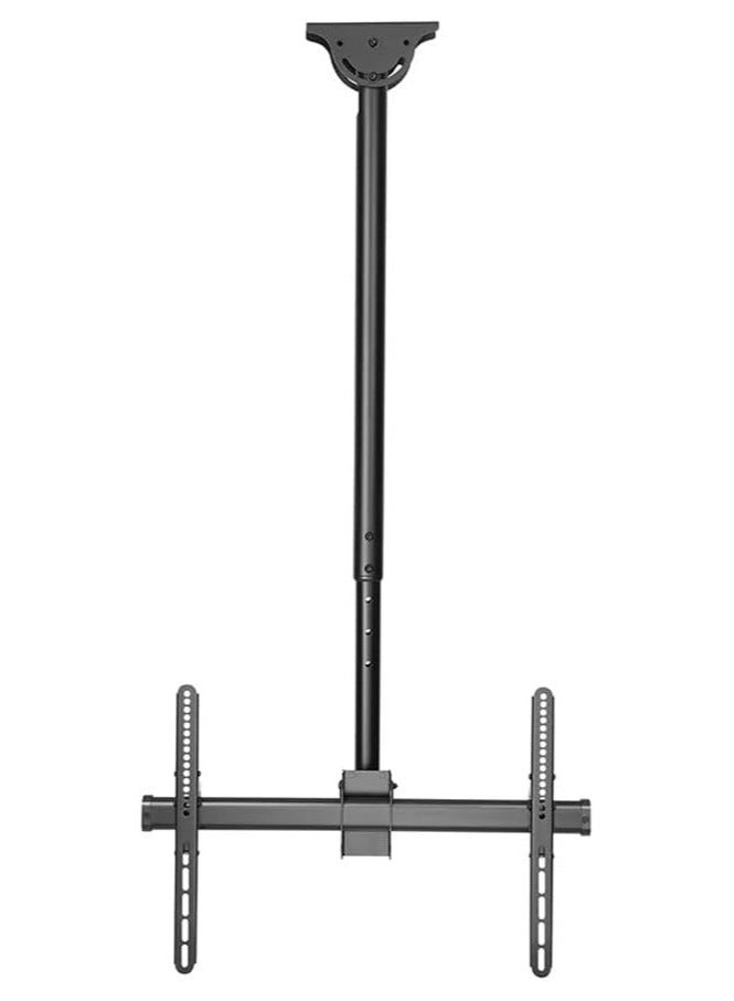 سكيل تك حامل سقف لشاشات LCD LED مقاس 26-75 بوصة، VESA 600x400، قابل للتعديل من 1278 إلى 1778 مم، سعة تحميل 50 كجم - أسود - SH 615C. - Image 1