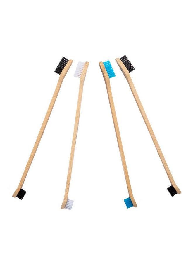 Mighty Mutt Bamboo Pet Toothbrush - Double-Sided Dog Toothbrush | Easy to Use for Dog Teeth Cleaning | Pet Friendly | Soft, Gentle Dog Tooth Brush for Any Size Breed - 4 Pack - Image 1