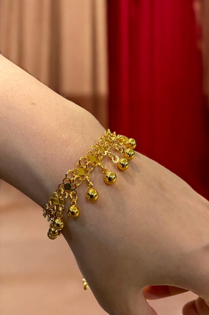 GOLDMAX 21k Gold Plated Bangle For Women Size 17 + 3cm - Image 1