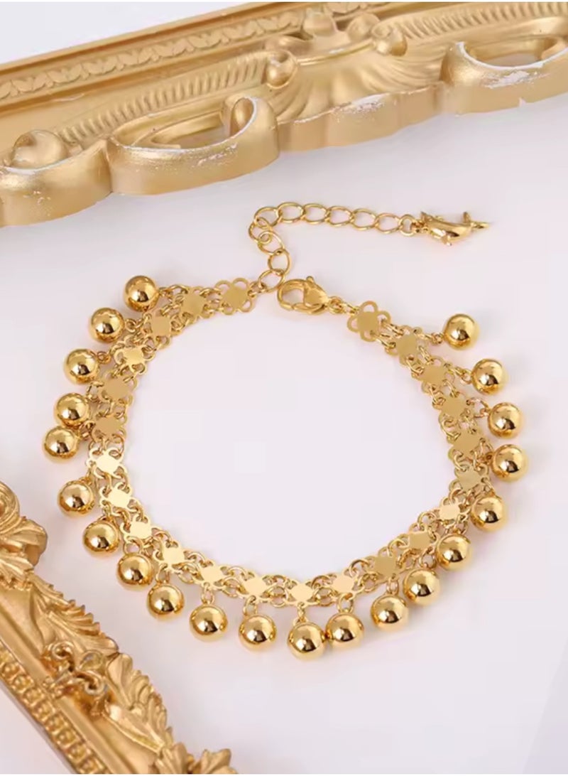 GOLDMAX 21k Gold Plated Bangle For Women Size 17 + 3cm - Image 2