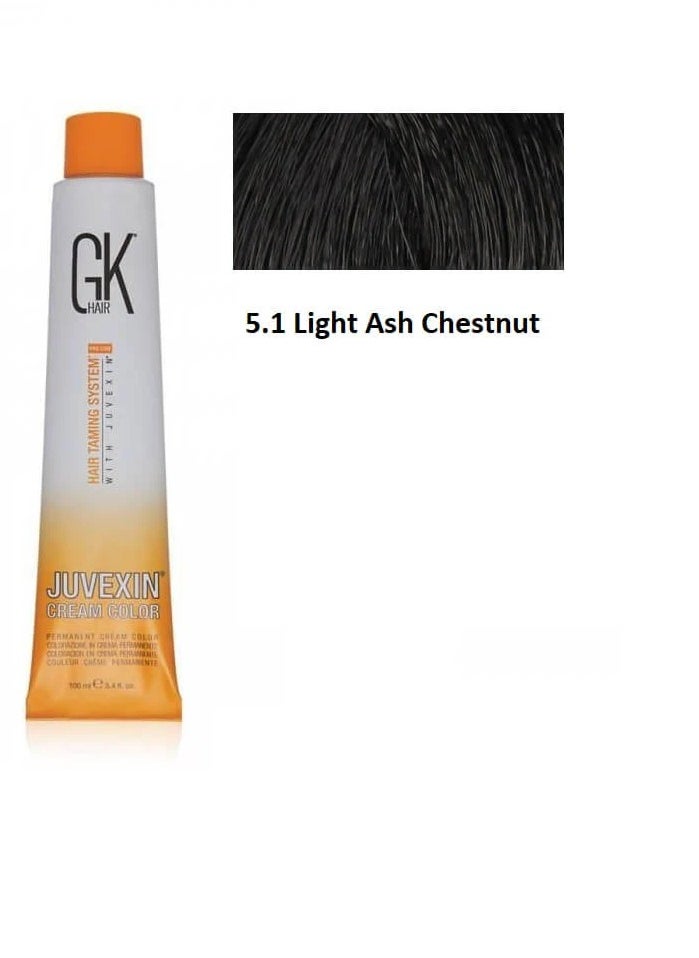 GK Hair - GK Hair Color Light Ash Chestnut 5.1 - Image 1