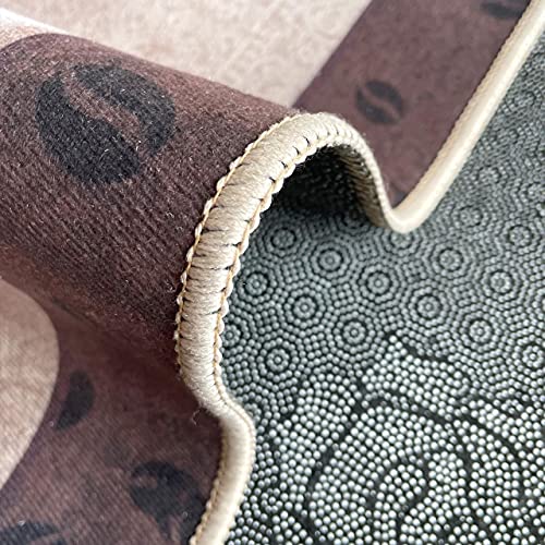 Home-Cloud HomeCloud Anti Fatigue Kitchen Rug Printed Thick Anti Slip, Washable, Big Size, Designer Folding Kitchen Mat for Home BedroomStandard Size (41 x 122 cm 41 x 61 cm) (Coffe_Cup_BRO) - Image 3