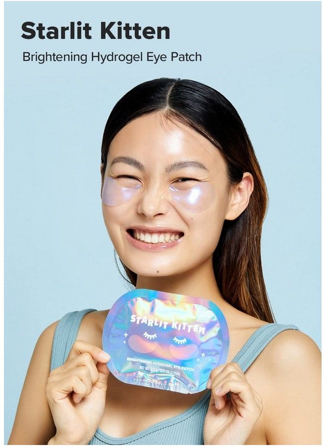 I DEW CARE - Hydrogel Eye Patch Starlit Kitten : Jewel Powder Hydrating And Brightening Under Eye Fine Lines Dark Circles 5 Ea - Image 1