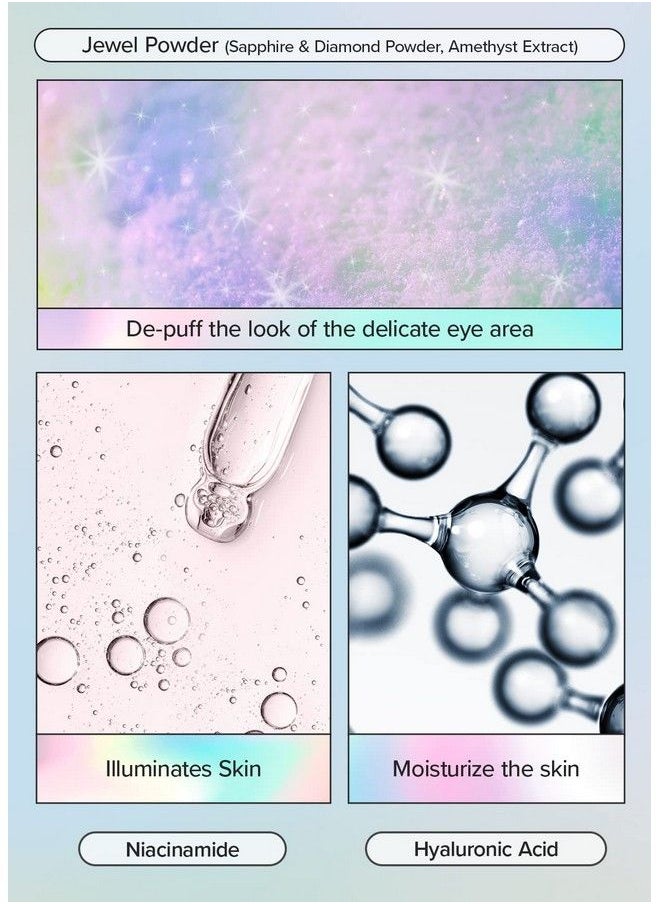 I DEW CARE - Hydrogel Eye Patch Starlit Kitten : Jewel Powder Hydrating And Brightening Under Eye Fine Lines Dark Circles 5 Ea - Image 1