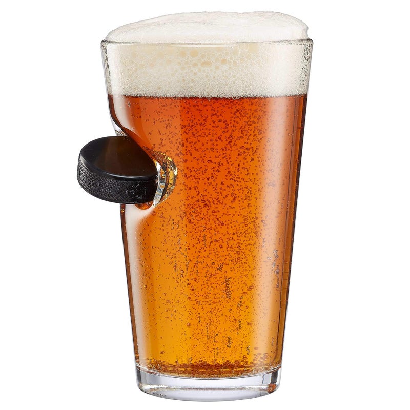 benshot BenShot Hockey Puck Glasses  16oz Pint 11oz Rocks 15oz Wine  Made in the USA