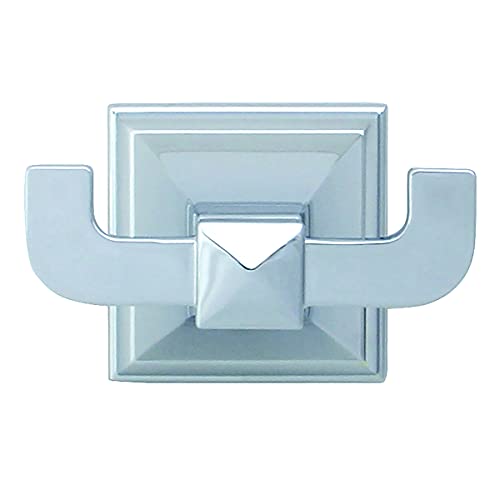 Speakman SA-2306 Rainier Double Robe Hook for Convenient and Stylish Bathroom Décor, Polished Chrome - Image 2