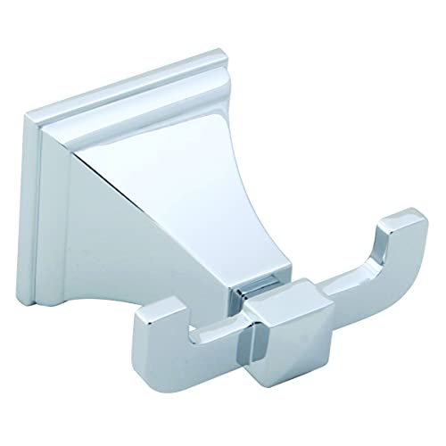 Speakman SA-2306 Rainier Double Robe Hook for Convenient and Stylish Bathroom Décor, Polished Chrome - Image 3