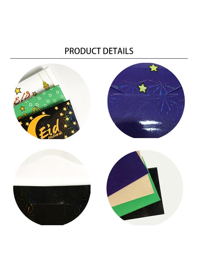 Eid Mubarak Money Envelopes 12Pcs Ramadan Gift Card Holders Cash Pockets Hong Bao Holiday Celebrations Decorations Supplies for Cards Greeting Mailing - Image 3