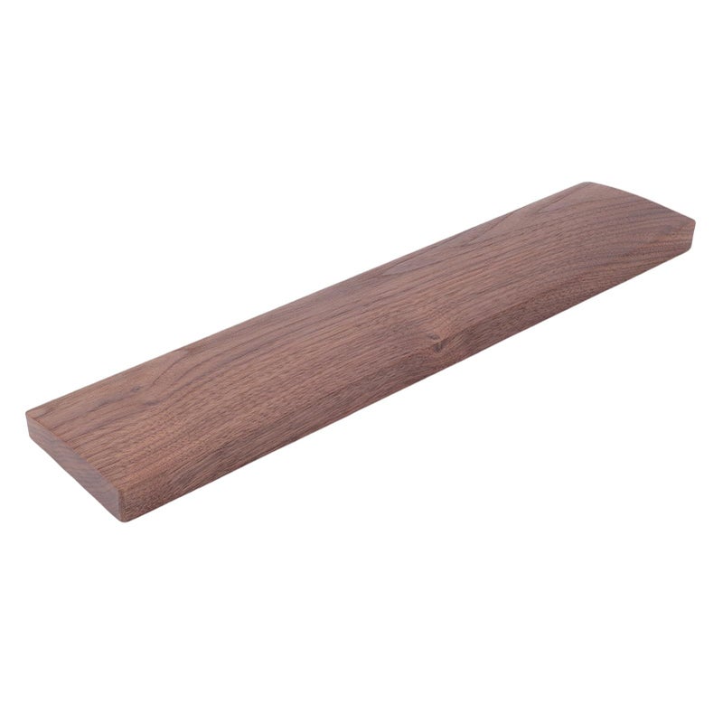 Walnut Wood Ergonomic Keyboard Wrist Rest For 87 Keys Non Slip Base Typing Gaming Programmers - Image 4