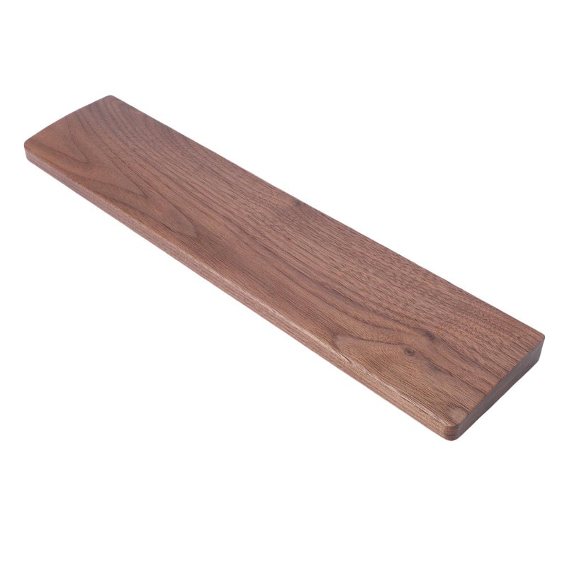 Walnut Wood Ergonomic Keyboard Wrist Rest For 87 Keys Non Slip Base Typing Gaming Programmers - Image 2