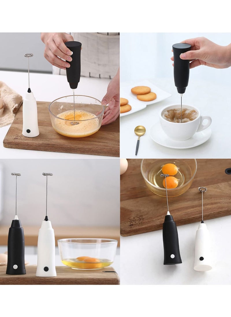 Generic Coffee Frother Handheld Battery Operated Milkshake Mixer Drink Mixer for Coffee Cappuccino Hot Chocolate Egg Whisk  - Image 5