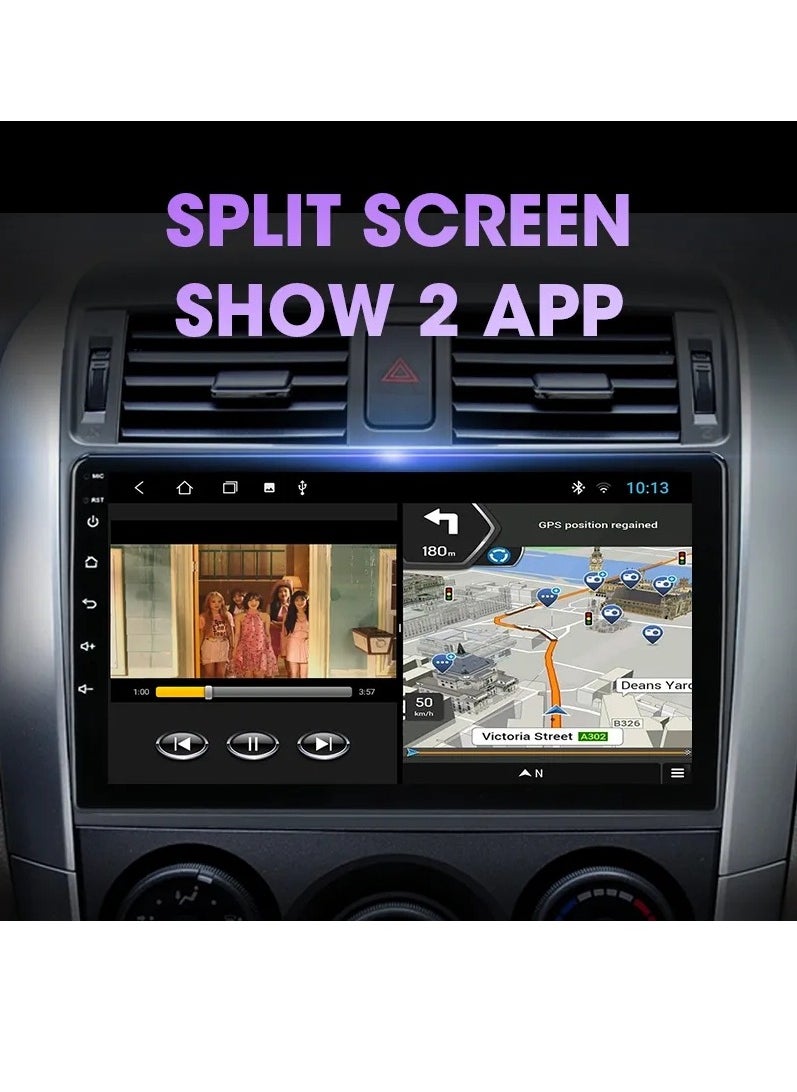 RAYMOS Toyota Corolla Car Stereo Android Screen 2006-2012 4GB RAM Support Apple Carplay Android Auto Wireless Bluetooth USB Support Offline-Online Maps Radio Full HD IPS Touch Screen  - Image 5