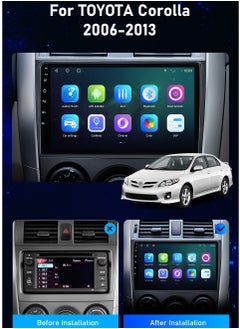 RAYMOS Toyota Corolla Car Stereo Android Screen 2006-2012 4GB RAM Support Apple Carplay Android Auto Wireless Bluetooth USB Support Offline-Online Maps Radio Full HD IPS Touch Screen  - Image 3