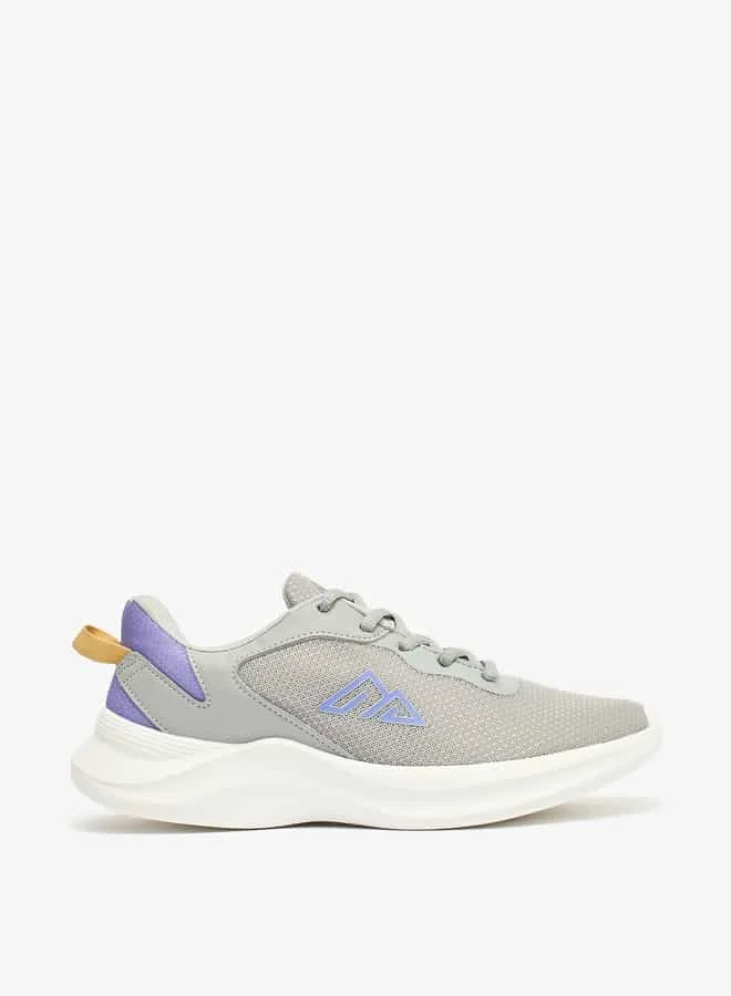 Oaklan by Shoexpress Women Textured Lace-Up Sports Shoes with Pull Tabs