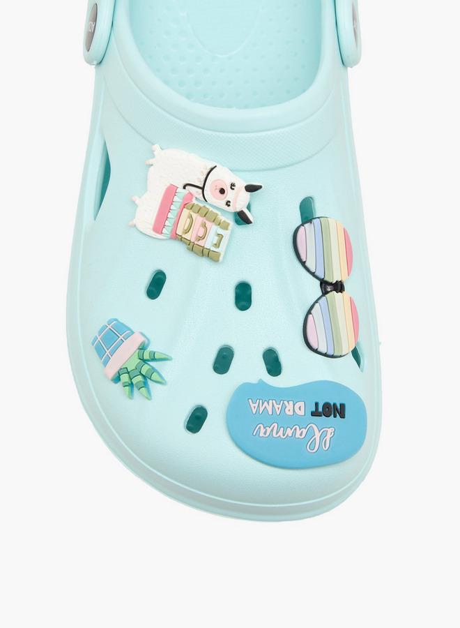 Aqua Girls Embellished Clogs - Image 4