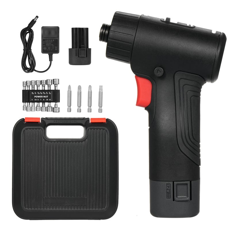 Cordless Electric Screwdriver: UK Plug, Brushless Motor With 55Nm Torque, Full Metal Gear Bearings - Multi Torque & Two-Speed Adjustment, Ergonomic Anti-Slip Handle for Household Use - Image 1