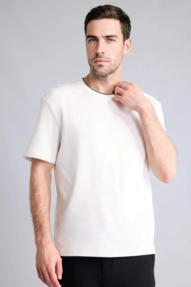 DeFacto Regular Fit 100% Cotton Crew Neck Short Sleeve T-Shirt