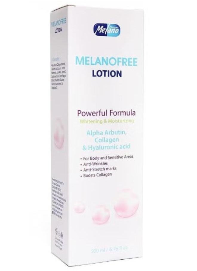 Melanofree lotion  200ml +Melanofree Cream 30gm +Melanofree Soap 100gram