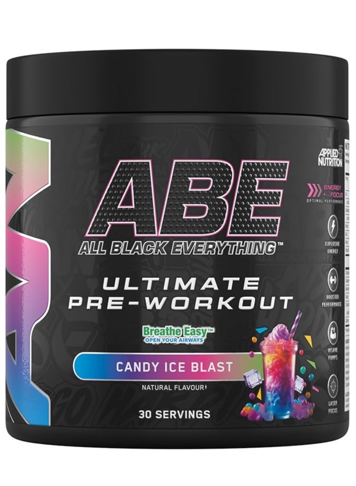 Applied Nutrition ABE Energy Powder – Candy Ice Blast Flavor – 30 Servings to Enhance Performance and Focus - Image 1