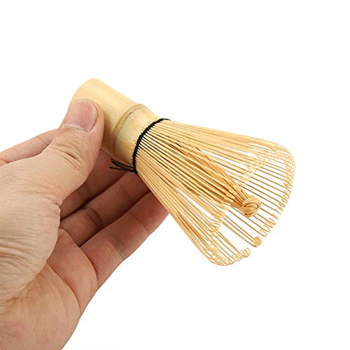 Raguso Matcha Green Tea Whisk Chasen Preparing Japanese Matcha Stirrer Mixer Powder Brush Tool Japanese for Tea Ceremony Tea Drinking(L) - Image 5