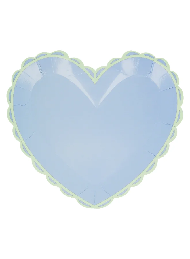 Meri Meri Pastel Heart Large Plates