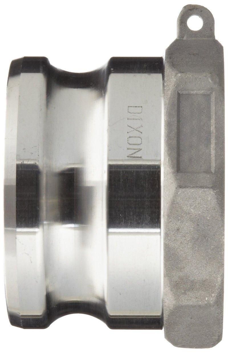 Dixon G200-A-AL Aluminum A380 Global Type A Cam and Groove Hose Fitting, 2" Plug x 2" NPT Female - Image 2