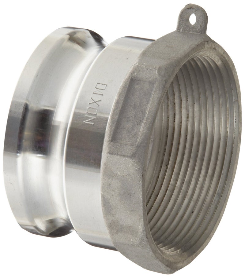 Dixon G200-A-AL Aluminum A380 Global Type A Cam and Groove Hose Fitting, 2" Plug x 2" NPT Female - Image 5