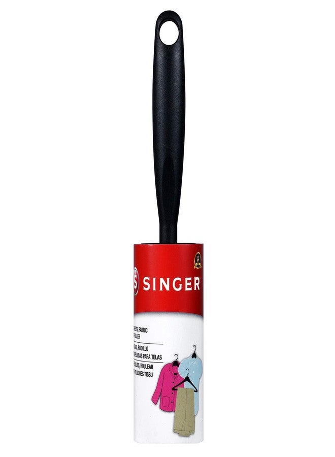 SINGER Fabric Lint Roller, 65 Sticky Sheets for Removing Pet Hair and Dust from Clothing, Carpet, and Furniture - Image 1