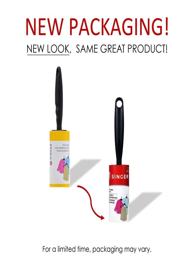 SINGER Fabric Lint Roller, 65 Sticky Sheets for Removing Pet Hair and Dust from Clothing, Carpet, and Furniture - Image 5