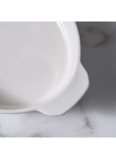 DANUBE HOME Serax Porcelain Oval Baking Dish for Baking Souffle Pudding Unique Design For Kitchen Hotel Restaurant Banquet and Daily Use 25.4X16.9X4.9CM  - Image 2