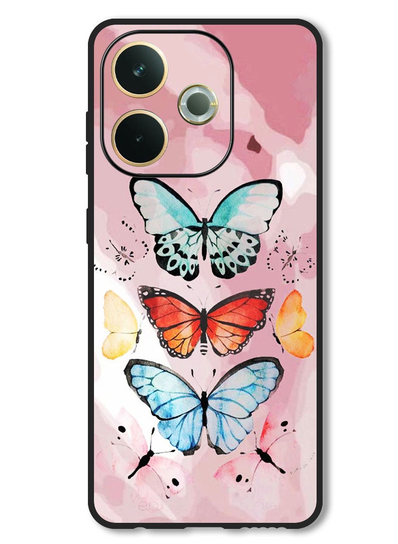 Theodor حافظة متوافقة مع أوبو A5 برو حماية مضادة للصدمات غطاء واقي فراشات (2) - Image 1