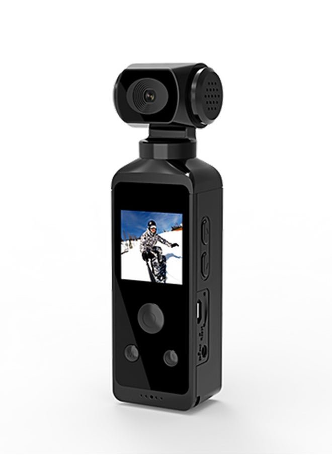 Generic Handheld Action Camera, 4k 30FPS Video Camera, 1.3 Inch Screen, 270 Degree Rotating Lens, with 30M Water Proof Case, Portable Vlogging Camera for Photography Outdoor Riding Diving ,with 128G Card  - Image 4