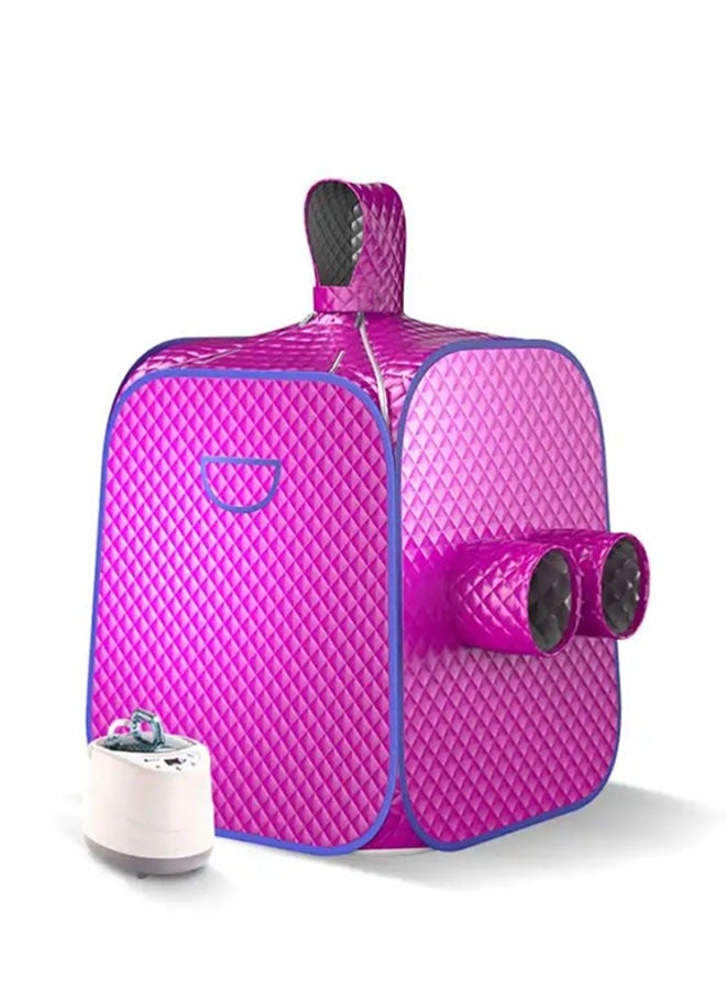 Portable Steam Sauna for Home Spa,Folding Steam Sauna with 1000W 2L Generator and Remote Control, Portable Folding Steam Sauna for 2 person,9 Levels Adjustment,Fast Heating in 6 Min Home Sauna Tent for Relaxation (purple)