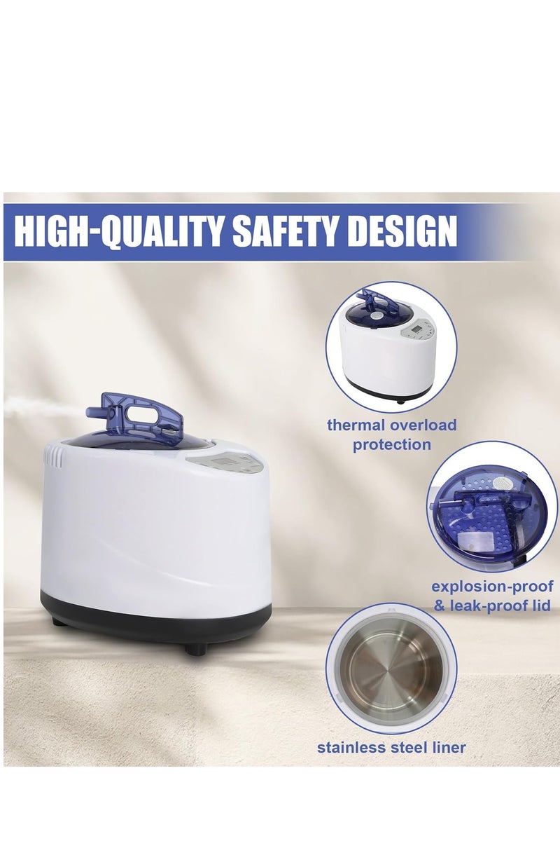 Portable Steam Sauna for Home Spa,Folding Steam Sauna with 1000W 2L Generator and Remote Control, Portable Folding Steam Sauna for 2 person,9 Levels Adjustment,Fast Heating in 6 Min Home Sauna Tent for Relaxation (purple)