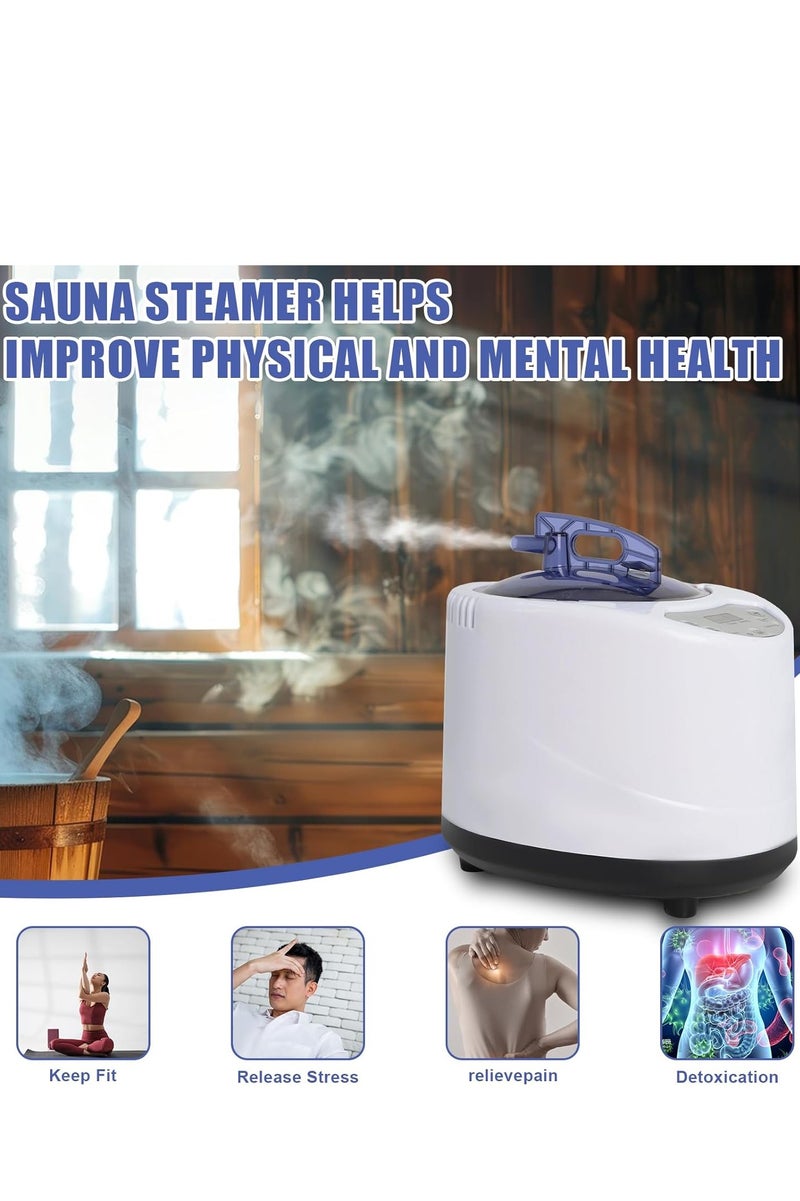 Portable Steam Sauna for Home Spa,Folding Steam Sauna with 1000W 2L Generator and Remote Control, Portable Folding Steam Sauna for 2 person,9 Levels Adjustment,Fast Heating in 6 Min Home Sauna Tent for Relaxation (purple)