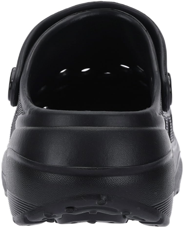 WHITIN Womens Clogs Classic Wedge Adult Garden Shoes EVA Thick Sole Cushioned Closed Toe House Slippers Slides for Female Girls Size 6 Quick Dry Sandals Black 37 - Image 3