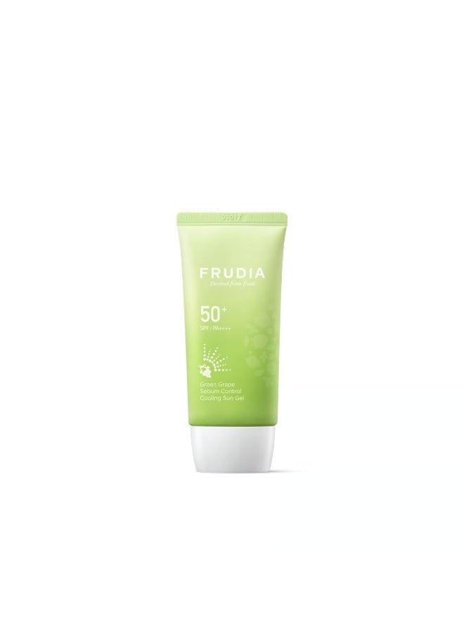 Frudia Green Grape Sebum Control Cooling Sun Gel SPF50+ 50g - Image 1