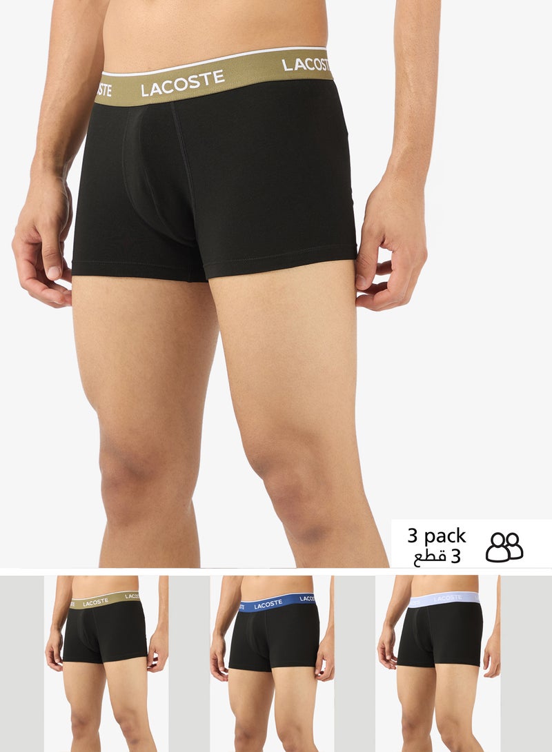 لاكوست عبوة من  سراويل داخلية مطبوعة قابلة للتمدد - Image 1