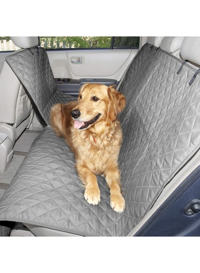 غطاء أثاث للحماية من الحيوانات الأليفة - غطاء مقعد خلفي عالمي مبطن قابل للتعديل ومقاوم للمياه بتصميم مقعد أرجوحة للكلاب والقطط - Image 3