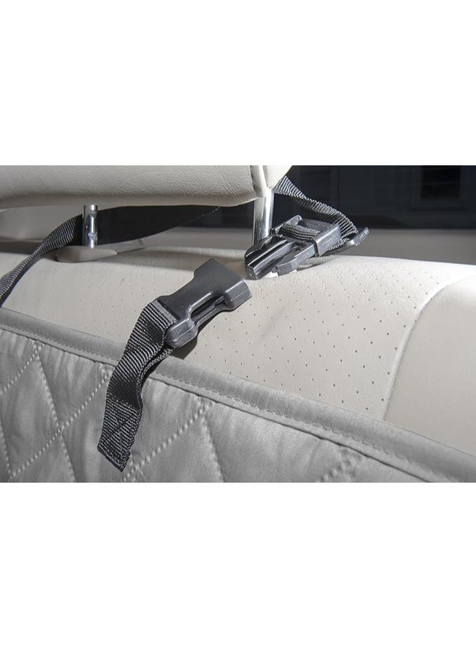 غطاء أثاث للحماية من الحيوانات الأليفة - غطاء مقعد خلفي عالمي مبطن قابل للتعديل ومقاوم للمياه بتصميم مقعد أرجوحة للكلاب والقطط - Image 1