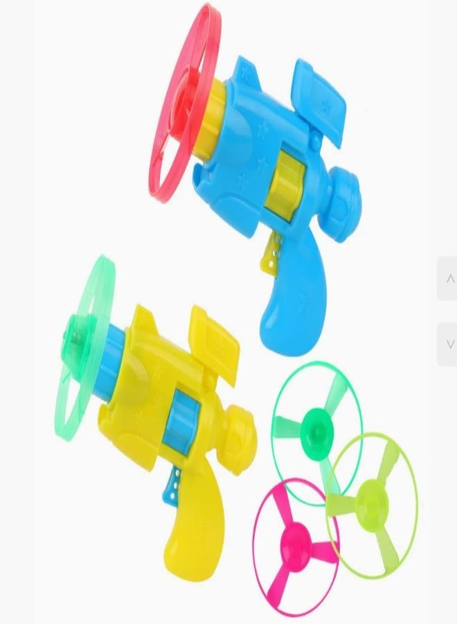 DUNISO Flying Wheel Pistol Toy Set  Random color - Image 1