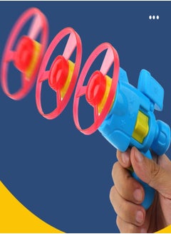 DUNISO Flying Wheel Pistol Toy Set  Random color  - Image 4