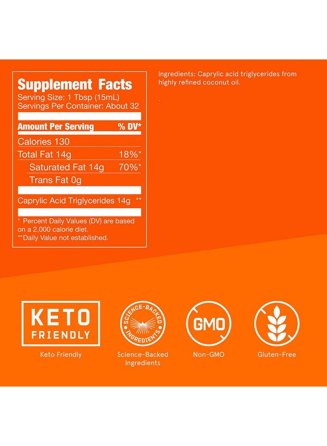 Bulletproof Brain Octane C8 Mct Oil 16 Ounces Keto Supplement For Sustained Energy And Fewer Cravings - Image 2